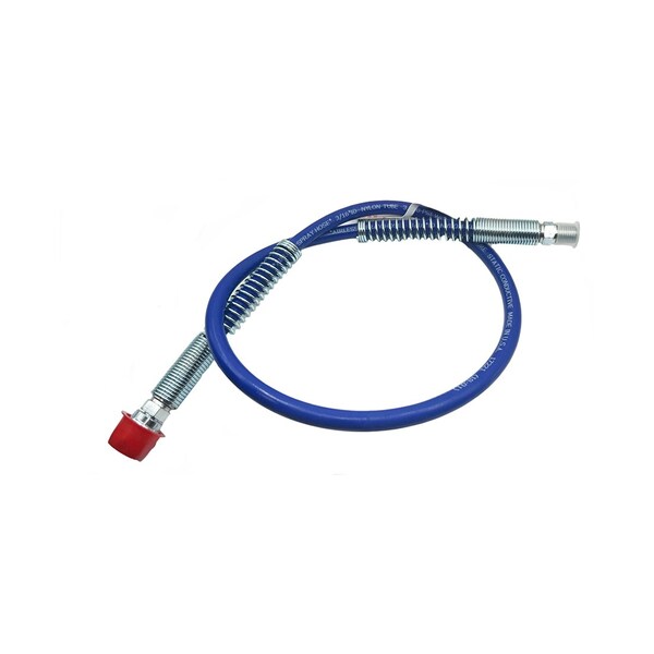 Bedford Precision 3' x 3/16in Airless Hose Assembly, 3300 PSI